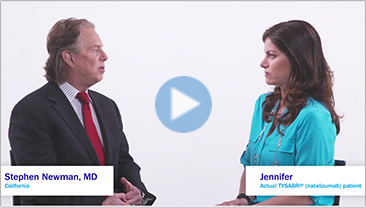 WATCH VIDEO: Patient Jennifer describes her positive experience with TYSABRI