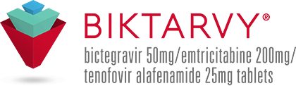 BIKTARVY^(R) (bictegravir 50mg/emtricitabine 200mg/tenofovir alafenamide 25mg) tablets