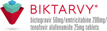 BIKTARVY (bictegravir 50mg/emtricitabine 200mg/tenofovir alafenamide 25mg) tablets