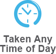 Taken Any Time of Day