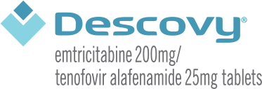 DESCOVY (emtricitabine 200mg and tenofovir alafenamide 25mg) tablets