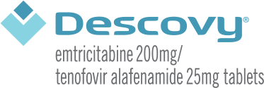 DESCOVY (emtricitabine 200mg and tenofovir alafenamide 25mg) tablets