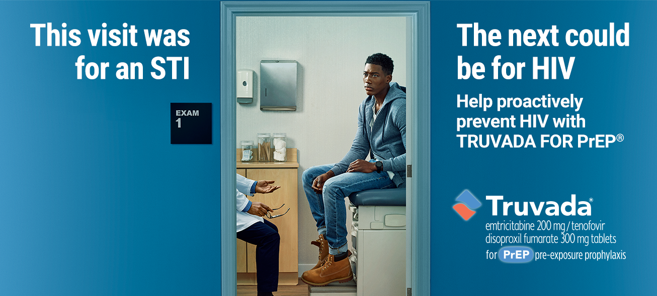 This visit was for an STI. The next could be for HIV.